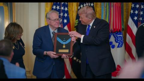 President Trump Participates in Medal of Honor Ceremony