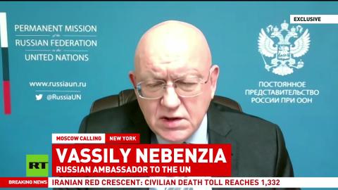 There is no exit strategy for the U.S. in this conflict — Russia’s UN envoy Vassily Nebenzia