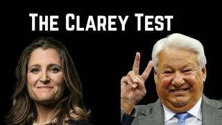 The Clarey Test on Chrystia Freeland & Boris Yeltsin