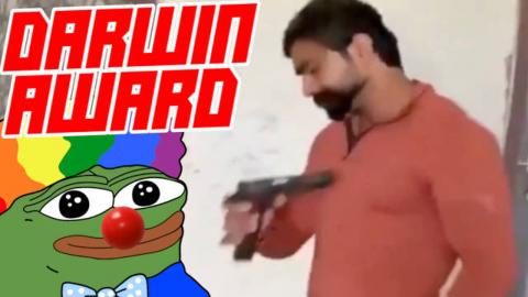 Guy Accidentally Shoots Himself While Posing for a Video