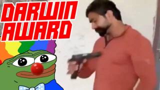 Guy Accidentally Shoots Himself While Posing for a Video