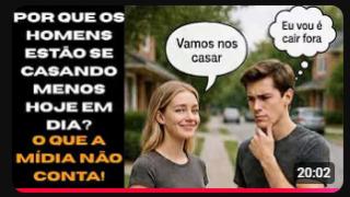 POR QUE OS HOMENS ESTÃO SE CASANDO MENOS HOJE EM DIA? ARTIGO FOGE DO FATOR PRINCIPAL COMO SEMPRE!