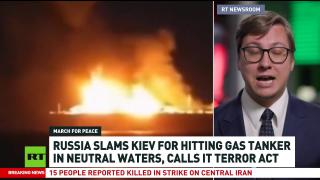 Crew recounts sea drone attack on Russian LNG tanker in Mediterranean