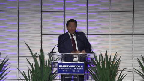 Governor DeSantis Speaks at Embry-Riddle Aeronautical University Centennial