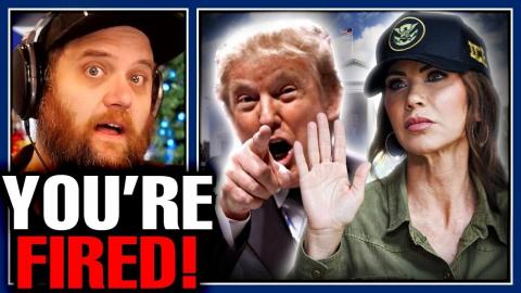 Donald Trump Just FIRED Kristi Noam After EMBARASSING Department Of Homeland Security Scandal!