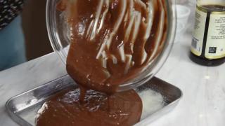 How to Make Texas Sheet Cake for Two (Small Size Chocolate Sheet Cake)