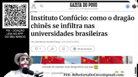 Uma das fachadas para atuação dos comunistas chineses: "Institutos Confúcio"