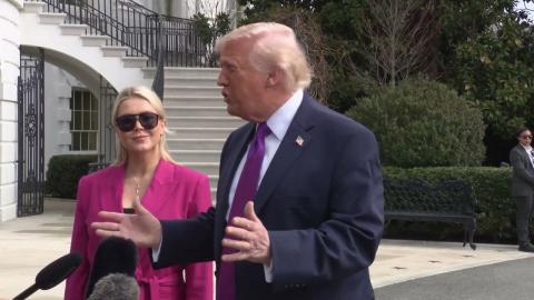 President Trump Gaggles with Press Before Departing the White House, Mar. 11, 2026