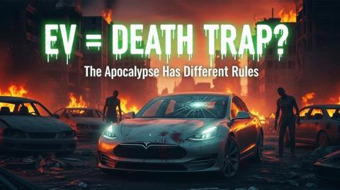 Is an Electric Car (Tesla/EV) a DEATH TRAP in a Zombie Outbreak?