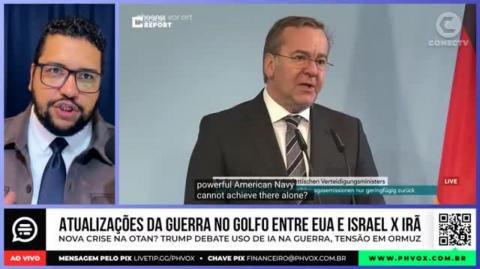 Trump ameaça Otan e Europa responde: Ormuz será ruptura entre aliados? | Crise EUA x Irã (PH Vox)