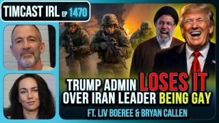 Trump LOSES IT Learning Iran Leader IS GAY | Timcast IRL w/ Bryan Callen & Liv Boeree