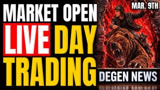 STOCK MARKET CRASH: How Bad?! || LIVE DAY TRADING w/ MK