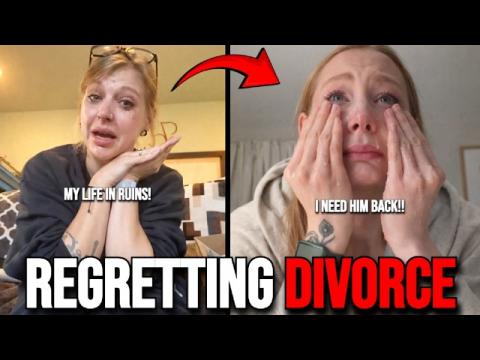 Woman Breaks Down CRYING After Regretting Divorcing Her Husband