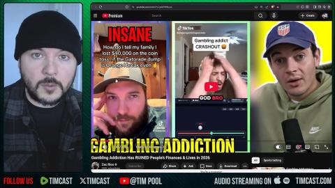 Dudes CRASHES OUT Losing EVERYTHING Gambling | Tim Pool Reacts