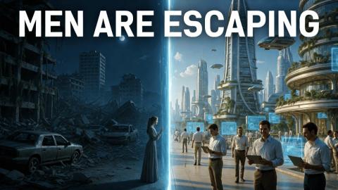 Men Are Escaping From The System