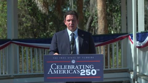 Governor DeSantis Unveils Alexander Hamilton Statue in Hamilton County