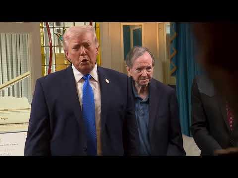 President Trump Participates in a Site Visit at Graceland