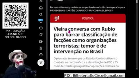 Classificação de PCC e CV como organizações terroristas: por que Luis Inácio quer proteger as facções