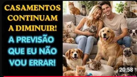 CASAMENTOS CONTINUAM A CAIR! O FIM É INEVITÁVEL!