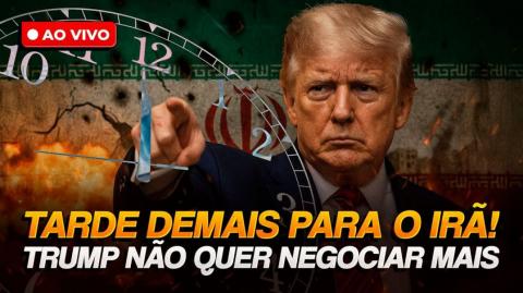 “TARDE DEMAIS”: Trump diz que Irã quer NEGOCIAR e manda um recado | Crise EUA x Irã (PH Vox)