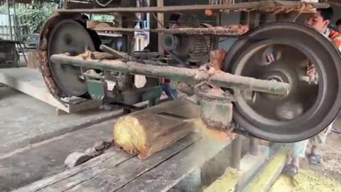 Making Table From Heavy Ebony Solid Wood