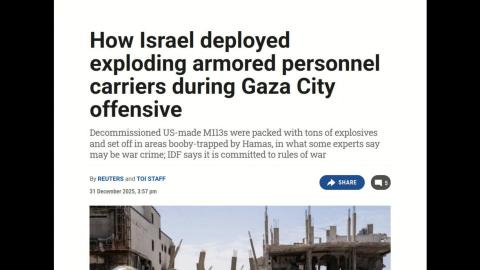 JEWS-RAIL - sending OLD APC's full of Explosives into Palestien  ( Jew Propaganda with some facts )