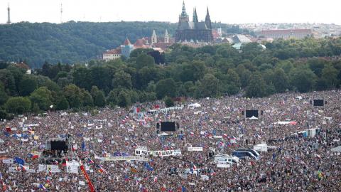 Breaking News Iran War Tanker Toll Prague Protests TSA Shutdown New York Begs the Rich 03-23-2026