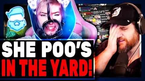 Unhinged Woke Streamer Lives Life As Dog & Uses Bathroom On Floor!