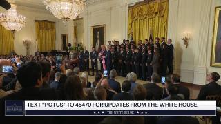 President Trump Participates in the Visit of the 2025 Major League Soccer Champions - Inter Miami CF