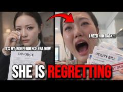 Asian Woman DIVORCES Her Husband, Realizes No Men Want Her Now