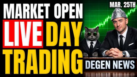 Stock Market Open, Ceasefire & BTFD?! || LIVE DAY TRADING w/ MK