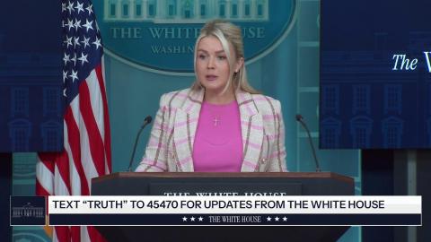 Press Secretary Karoline Leavitt Briefs Members of the Media, Mar. 10, 2026