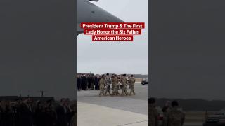 Dignified transfer of six fallen American heroes who gave their lives for our nation