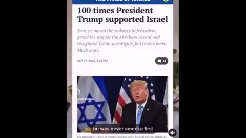 The Occupation Army, With Their Shekel Ape, Donald Trump