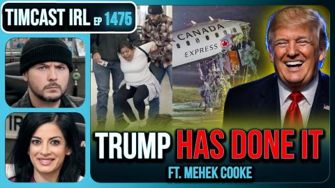 Trump HAS DONE IT, ICE Arrests Begin, Major Plane Crash SHUTS Airport | Timcast IRL w/ Mehek Cooke