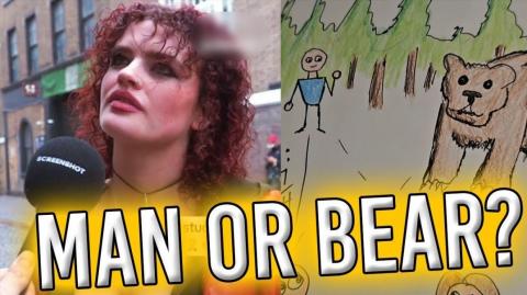 MAN OR BEAR? [The World is a Stupid Place Full of Stupid People]