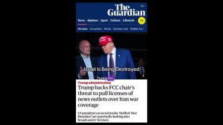 Kiddy Fucker Trump and his JEW stooges of the pedophile empire, pull licences of broadcasters