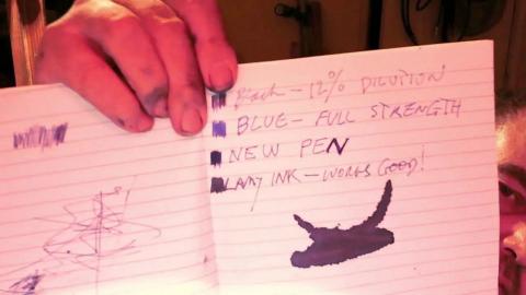 How "normal" fountain pen inks compare to a diluted ink