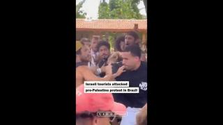 Brazillians kick Israelis out of their area