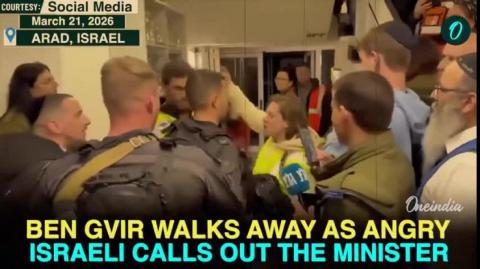 Ben Gvir - Cunt Criminal Mass Murdering JEW - Gets Kicked Out of JEW Business by other Coward Jews