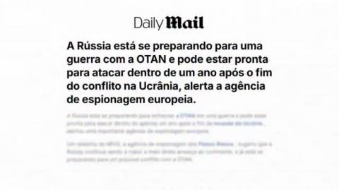 Relatório secreto: Rússia prepara ATAQUE na Europa com apoio da China
