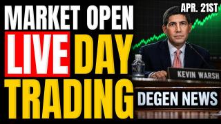 STOCK MARKET OPEN: Trump Speaks w/ CNBC, Fed Warsh Senate Hearing & Live Day Trading