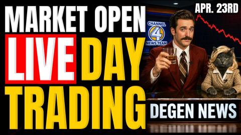 LIVE DAY TRADING +$1M: Stock Market Open News, Tesla $TSLA Earnings & Short Squeeze Alert