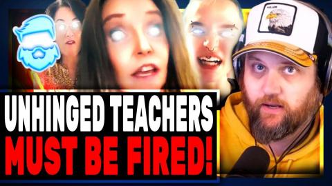 Bone Chilling Woke Teacher Finds Out!