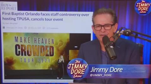 MUTINY At TPUSA Forces Churches To CANCEL TPUSA Events - Jimmy Dore