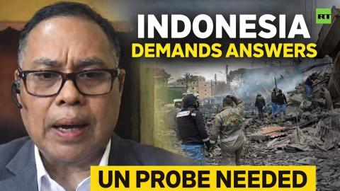 Who is responsible for the attack on Indonesian peacekeepers?