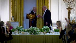 Dinner with the King and Queen of the United Kingdom of Great Britain and Northern Ireland