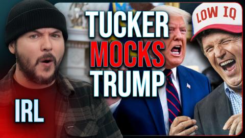 Tucker Mocks Trump