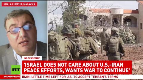 'Israel doesn't care about US-Iran peace efforts, wants war to continue'