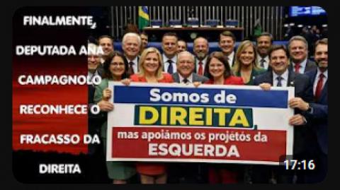 DEPUTADA ANA CAMPAGNOLO FINALMENTE RECONHECE...